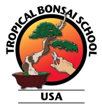 Tropical Bonsai School with Pedro Morales First Year Class (Year of the Saw) July 2 nd July 5 th Classroom portion Thursday, 9 AM 6 PM Hands On Work Friday,