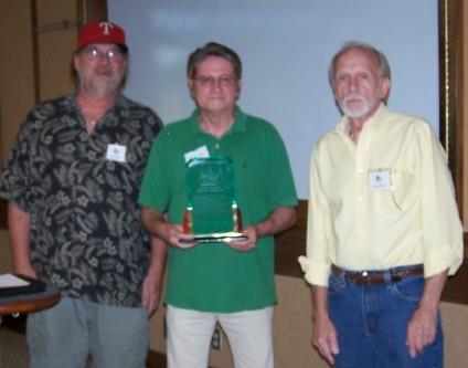 Peoples' Choice Award winner- Dragon Serpent - Juniperus procumbens Bill presents the Member s Choice award to Steven and Joe whose trees tied for the most votes.