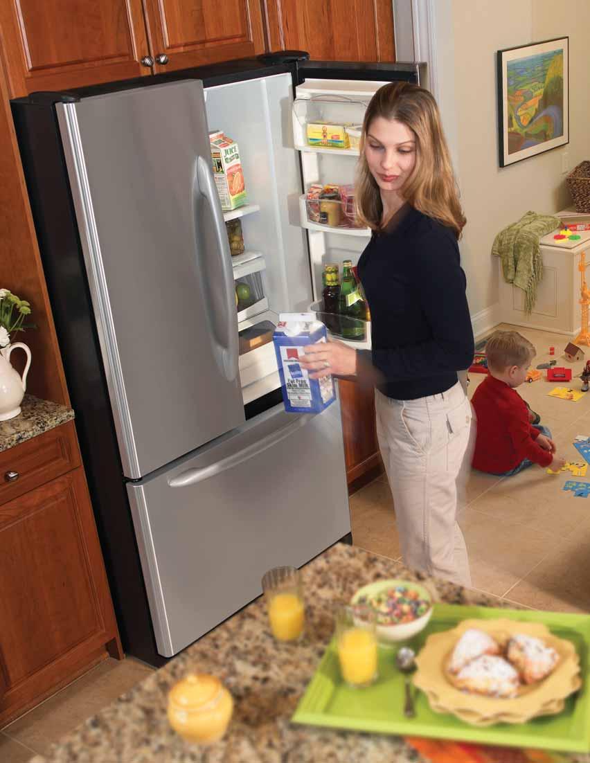 MYTG REFRIGERTION Dependable performance. Innovative convenience. re you a side-by-side person? Or do you prefer a bottom-freezer refrigerator? Chances are, you already have a preference.