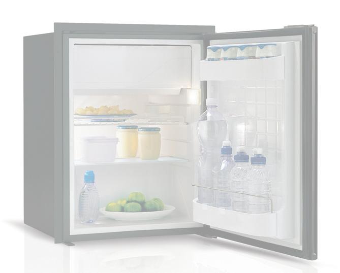 53 A @ 115 Vac 40 W Adjustable flange for Surface or Flush Mounting C60iBD4-F-1-2.1 Cu. Ft. Refrigerator/Freezer Technical data Refrigerator compartment (Cu Ft) 2.1 Freezer compartment (Cu Ft) 0.