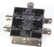 AMPLIFIED SPLITTERS The NETWORKING ALDCBS1X4 antenna splitter is a one input four output amplified power divider designed specifically for the L1 & L2 carrier frequencies.
