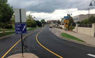 Wadsworth Boulevard Corridor: Intersection of Virginia Avenue and Yarrow Street Today s Conditions Virginia Avenue provides access to the Lakewood City Commons development, the Belmar Library,