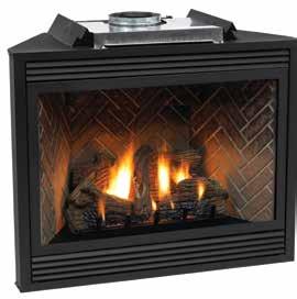 Premium Madison fireplaces are offered in Millivolt models (with standing pilot), in Intermittent Pilot models (requires 120V to operate), and in Multi-Function Remote models.