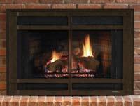 FireBrick Inserts FB-Grand Minimum fireplace opening: 25-3/4" high Our largest insert with the biggest viewing area Provides the highest efficiency in the industry 40,000-27,000