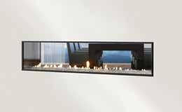 DX Series Options DX Series fascia options DOUBLE SIDED SEE-THROUGH One fireplace that faces