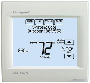 com/ sivoiaqswireless Ceiling-mount Wi-Fi thermostat with up to 3 heat / 2 cool