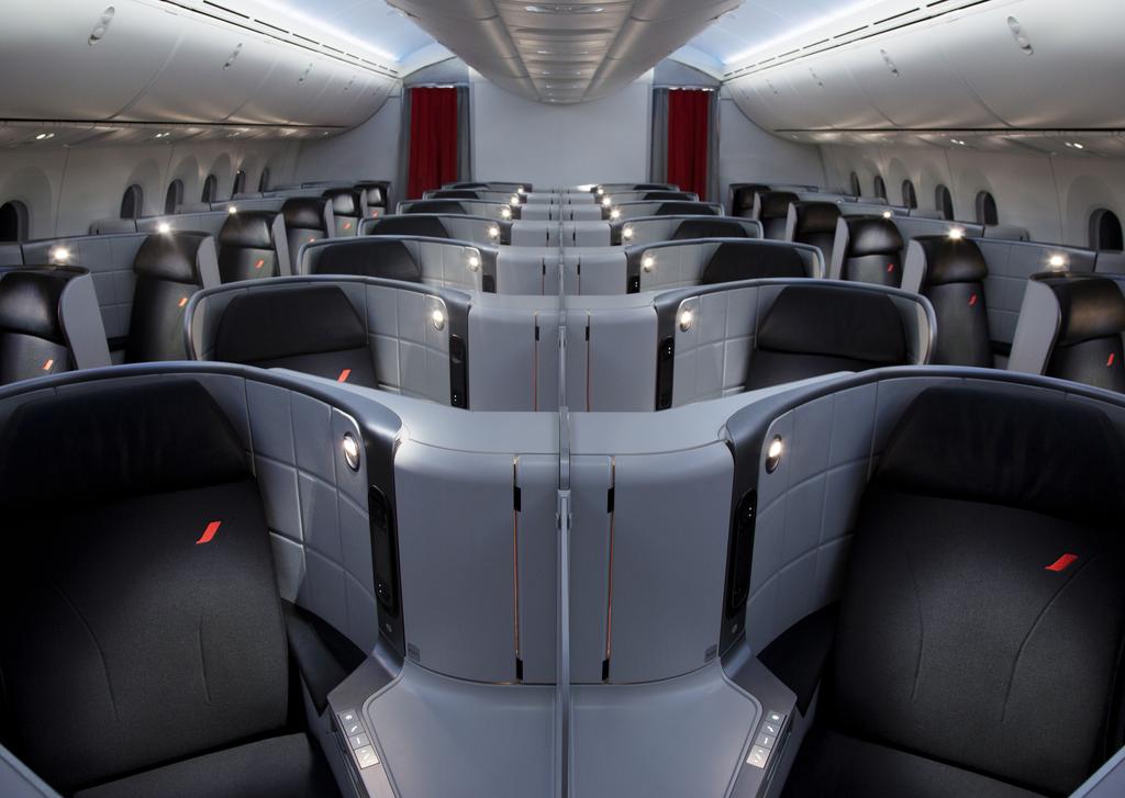 Innovation The result of close collaboration between the airline s customers, its employees, designers and user experience engineers, the Business seat adapts to each passenger and their