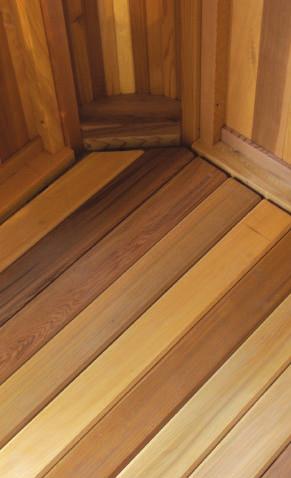 MATERIALS OVERVIEW Western Red Cedar Cedar is one of the longest lasting natural woods and the most durable. This makes it the best material for outdoor buildings.