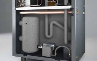 Powerful refrigerant condenser Generously-dimensioned heat exchanger surfaces contribute to the