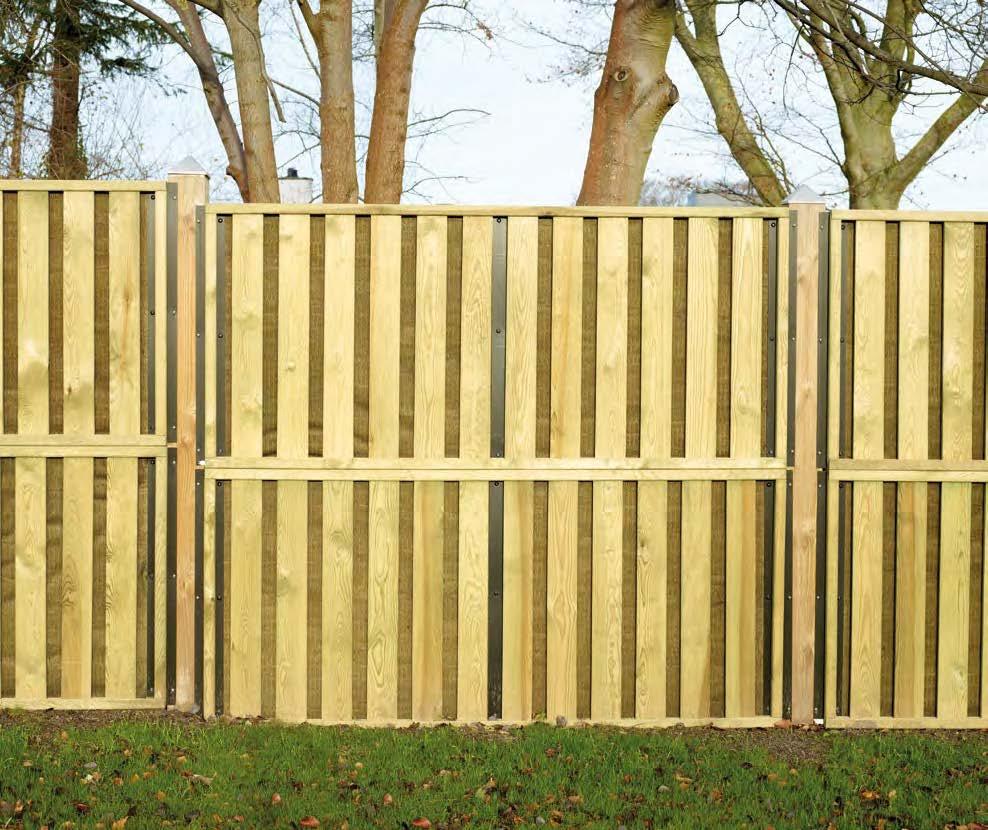 Noistop Wood Ibiza with the classic fence look Ibiza is the classic Noistop Wood design.