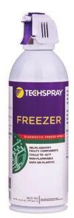 (283g) aerosol Avoids static build-up Prevents latent failures Chills down to -60 F (-51 C) No frost buildup Freeze Sprays /