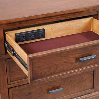drawers for easy access to