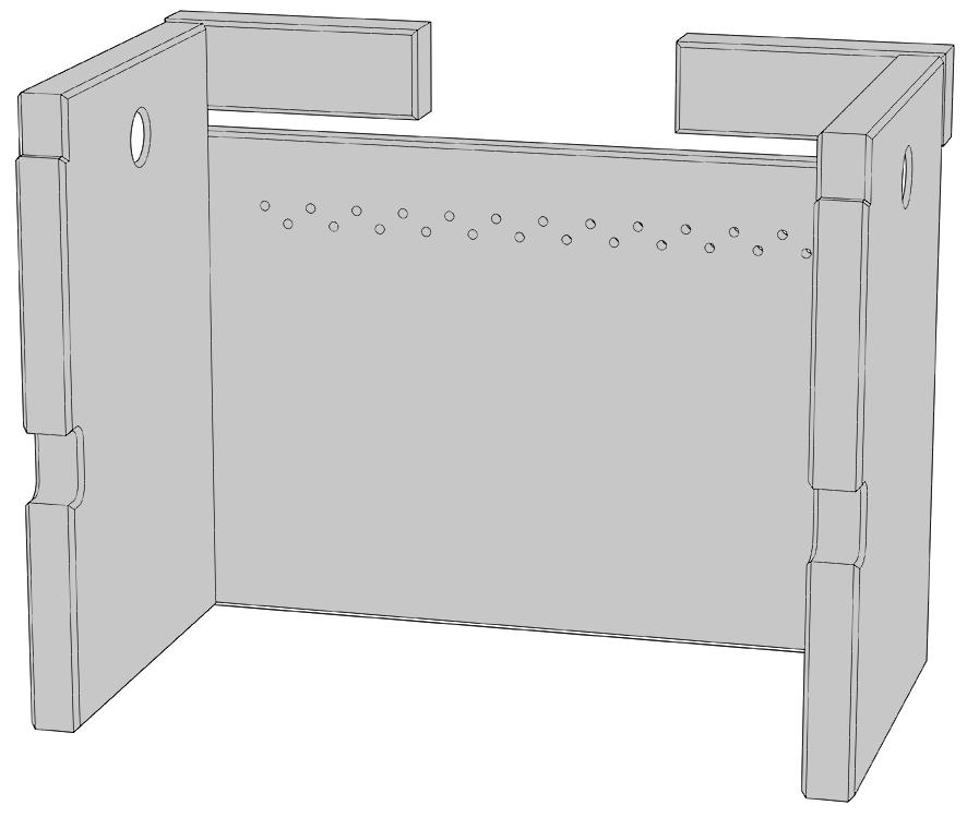 Lift from the 4 slots in the grate and manoeuvre through the firebox, see Diagram 4. 1 1 4 4.6 Use the finger holes in the side bricks to tilt the base inwards and slide out of the door opening. 4.7 Slide the top bricks to the centre of the box and manoeuvre through the appliance.