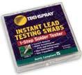Instant Lead Testing Swabs Fast, easy-to-use method of testing components and solder joints for lead solder.