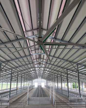 FARMING EQUIPMENT Ventilation fans Proper ventilation is important for the improvement of a barn s interior climate.