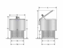 SPECIFICATIONS 50lt to 300lt Tanks from 50lt to 300lt are mainly suitable for sheep and goats farms and can serve milk collection of two or four milkings.