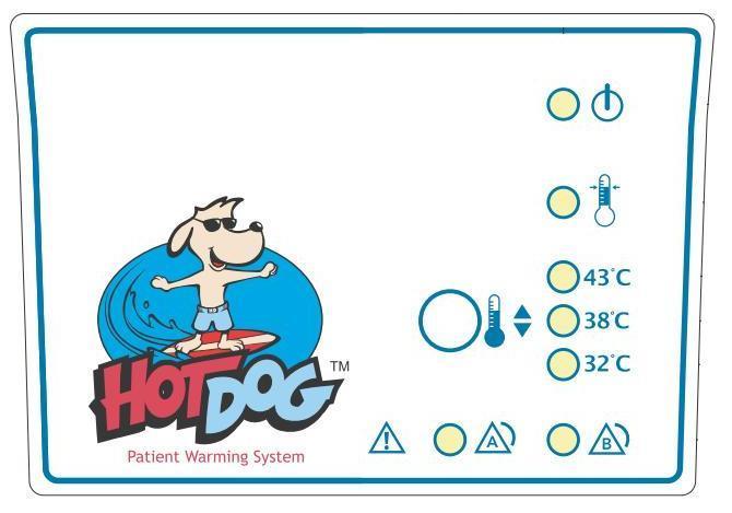Hot Dog TM Patient Warming System Service Manual Page 9 OVERVIEW OF CONTROL PANEL & OPERATING MODES Figure 4: Hot Dog Control