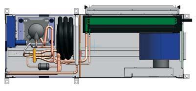 Optional ThermaShield coated coaxial heat exchanger Filter bracket accepts in. and in.