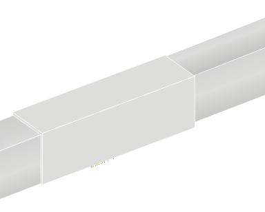 Joint 1/ bolting bars Joint : 2/ Insulation with resin to obtain an IP-66/IP-68 degree of protection Terminations: flexible laminated coupling pieces and protection box (IP42/55) possible to be