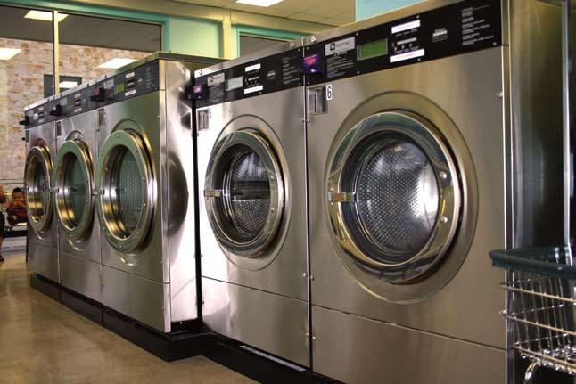 All of the Maytag Commercial washers at the Wash Day Laundry offer the profit-building Super Cycle option. Approximately 30 percent of customers select this optional service.