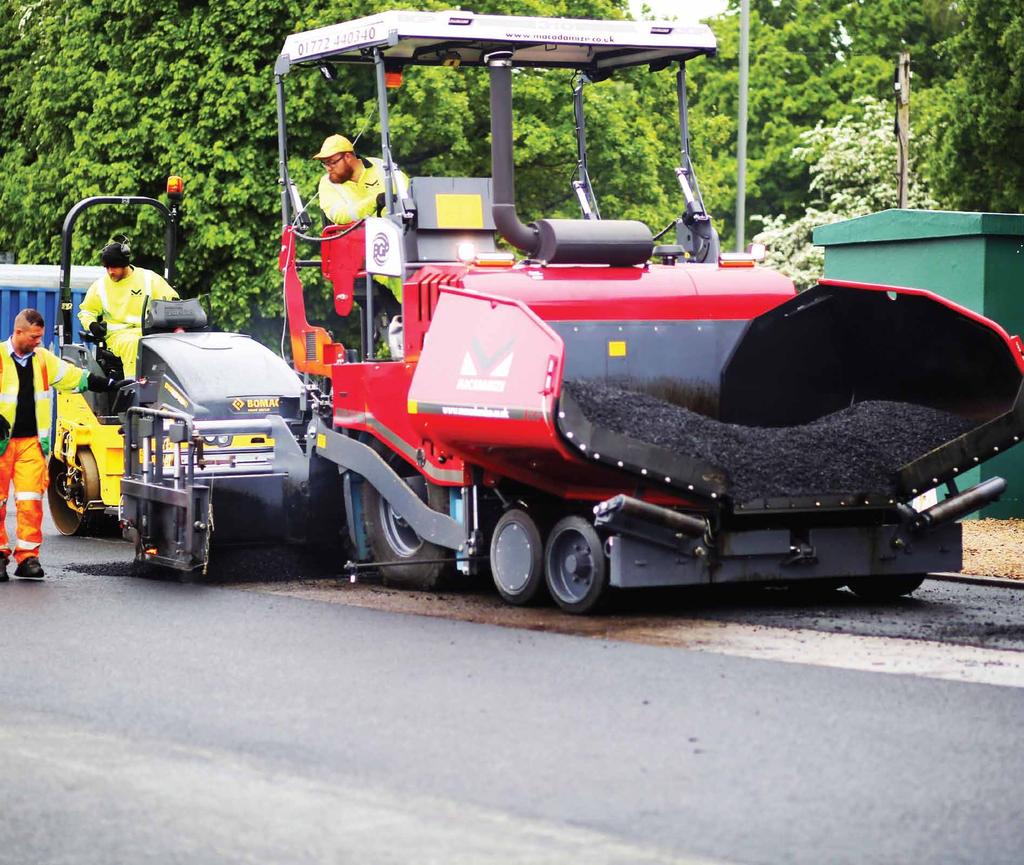 S T R U C T U R A L S U R F A C E S Asphalt concrete or bitumen macadam, commonly tarmac, is known for its hard wearing qualities.