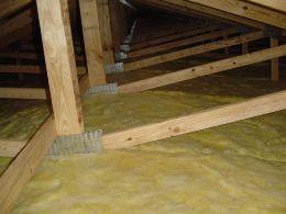 Other ceiling insulation can be batt or blanket insulation (see Figure 1.14), which is installed in different thicknesses.