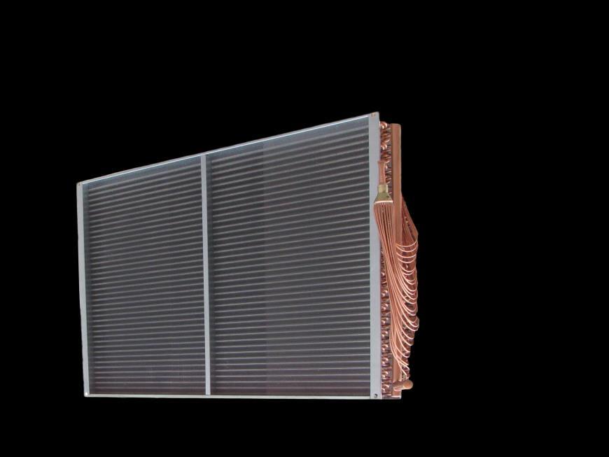 Major Components Cooling, Heating and Steam Coils: Coils are manufactured based on the application and climate, and therefore a choice of copper fins, coated fins, stainless steel fins, aluminium
