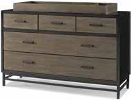 Shown on page: 28 DRAWER DRESSER 5321002 /54w x 18d x 34h Five drawers.