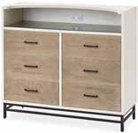 Shown on page: 22 DRESSING CHEST 5321004 / 48w x 18d x 44h Six drawers.