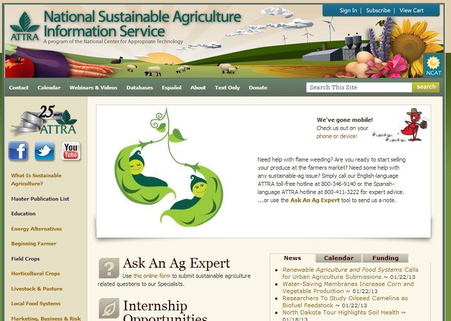National Sustainable Agriculture