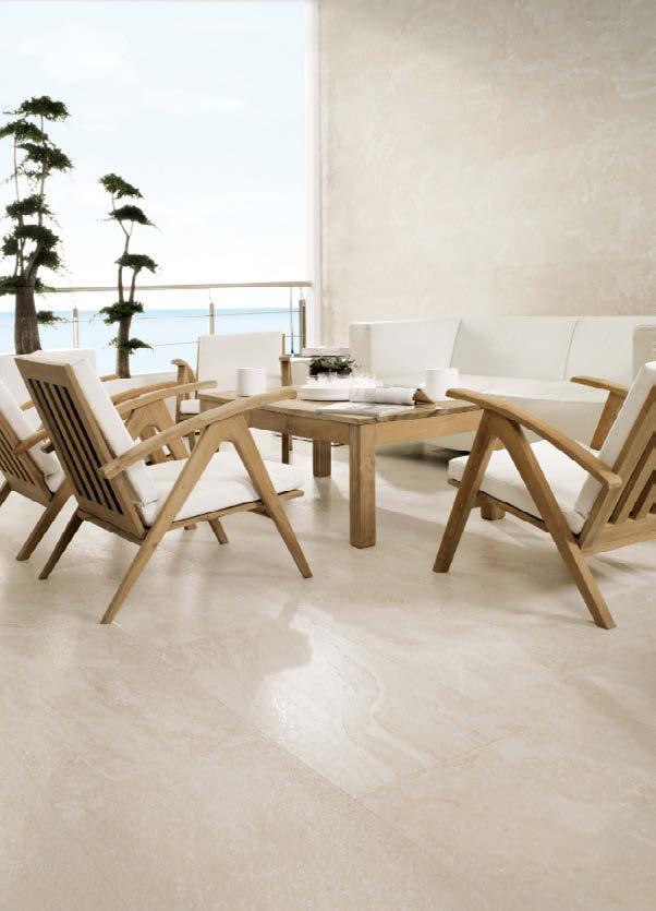 VENIS 1 3 2 1 Zurich Sand, flooring made using Eclipse technology, where ceramic acquires the appearance and texture of natural materials such as stone, marble