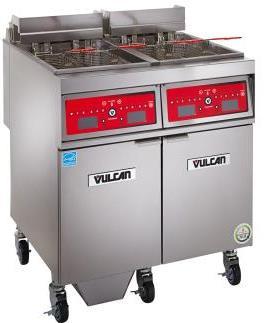 Vulcan ER Series Electric Fryers High energy consumption Hard to clean Poor recovery and long cook times; cannot keep up with production needs during peak times Difficulty with oil filtration and