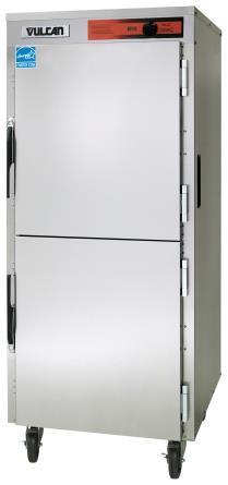 Vulcan Heated Holding Cabinets High energy consumption Vulcan VBP and VPT Pass-Thru Heated Holding Cabinets Energy saving features With quality features like energy-efficient cabinet design for