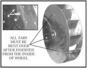 must be taken to assure that the band is tightly installed and no damage, denting or alteration to the wheel