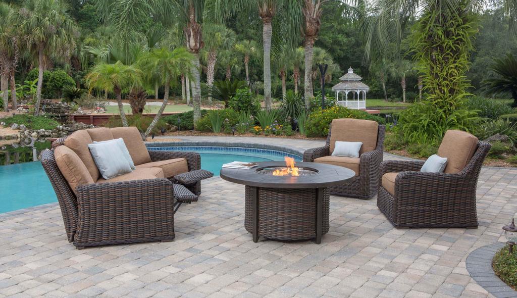SET OPTIONS Next? Let s talk about set options. Patio furniture sets come in myriad shapes, sizes and number of pieces.