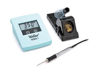 WSM1 SOLDERING STATIONS COMPACT PROFESSIONAL SOLDERING STATION THE WELLER ADVANTAGE: Compact and convenient with professional versatility.