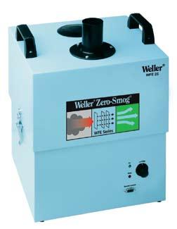 WFE2S MOBILE FUME EXTRACTION UNIT AVAILABLE IN TWO KITS FUME EXTRACTION THE WELLER ADVANTAGE: This compact central system provides microprocessor-controlled suction for up to four workstations and