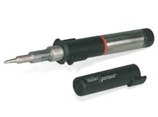 body of the tool n Rugged stainless-steel body n Provides up to 125 watts of power n Adjustable temperature up to 1,076 F n Operates up to 2 hours per refill n Refills with butane fuel - Weller cat