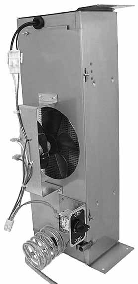 070006 Evaporator fan box back, SN 00086N and after.00 7. 07000 Temperature control mounting bracket, prior to SN 00086N 0.00 8. 070006 Thermostat, includes knob, plate, and tubing 70.00 9.