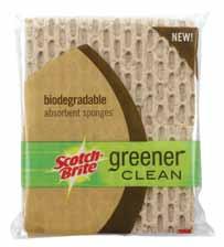 Unique anti-microbial technology helps sponge resist the growth of bacterial odors. Multi-color pack.