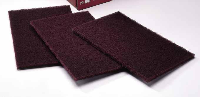 Maroon. Scotch-Brite Never Rust Wool Soap Pad 322 For heavy duty cleaning jobs.