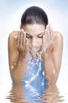 Using Acidic Water Skin Care Acidic water can be a beauty solution good for your skin. It acts as an astringent and helps make the skin soft and elastic. (Skin is mildly acidic.
