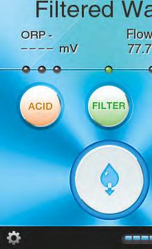 Milk Alkaline Water Button 4 selections of Alkaline water. Low Alkaline: Initial drinker Mid Alkaline: Cooking Standard Alkaline: Daily drinking Strong Alkaline: Food cleaning.