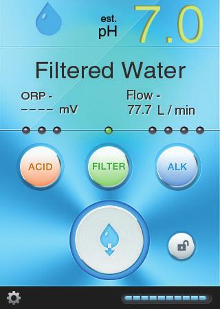Ionizer will automatically go into self-cleaning mode after 30 liters (by default) of ionized water is consumed.