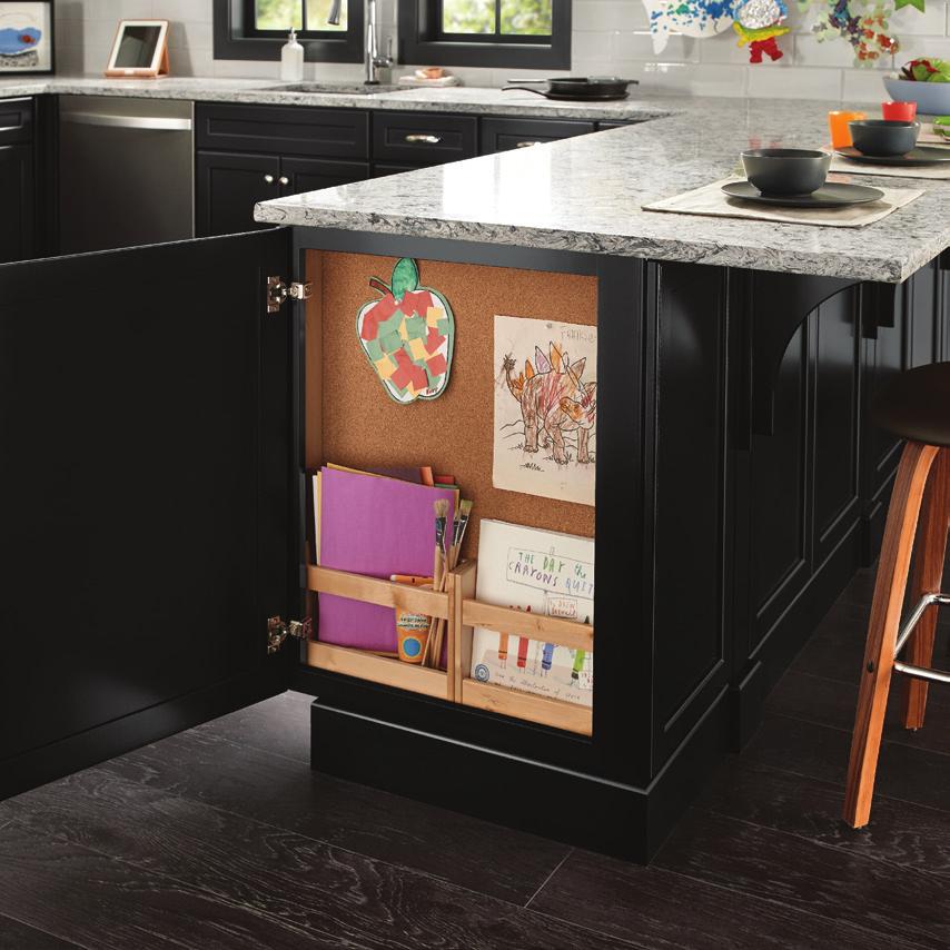 Storage Solutions Hard working cabinets create a