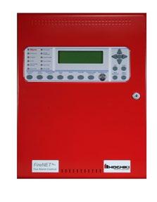 The panel supports any combination of addressable devices, up to 127 per signaling line circuit, including thermal and photoelectric smoke detectors/ sensors, and monitoring and control modules.