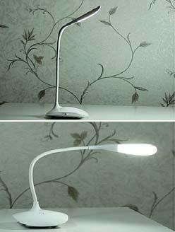 saving lamp; Base: chromed; Shape: fabric LZS-L001 - LED lamp dimmable