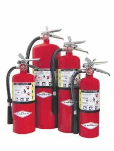 ABC DRY CHEMICAL EXTINGUISHERS ABC or Multi-Purpose extinguishers utilize a specially fluidized and siliconized mono ammonium phosphate dry chemical.