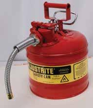 TYPE I SAFETY CANS EASY-TO-FILL AND EASY-TO-USE, AND THE ECONOMICAL CHOICE FOR FLAMMABLES Compliant Type I Safety Cans are designed with a single spout to filling and pouring.