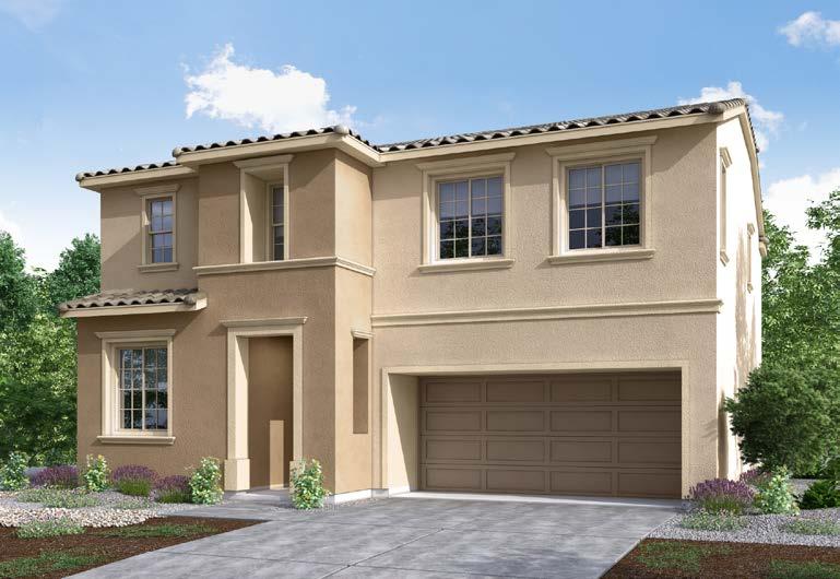 Residence 3A MODEL Two-story 4 Bedrooms 3 Bathrooms Loft 2-Bay Garage 2,203 sq. ft.